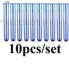 5pcs Plant Incubator for Hydroponic Flower Concrete Cement Plaster Resin Pot Clear Plastic Test Tubes Pot DIY Craft Making Tools