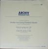 LP-Schallplatte GEORG FRIEDRICH HNDEL Concerto Grosso op.3 II Konzert 14240APM Archiv Produkti Deutschland Klassik Gebraucht