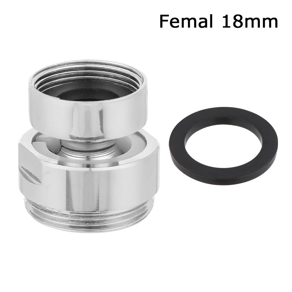 

360 Degree Adjustable Brass Faucet Connector Swivel Aerator Adapter Water Purifier Accessories Connect Hose Faucet Fittings