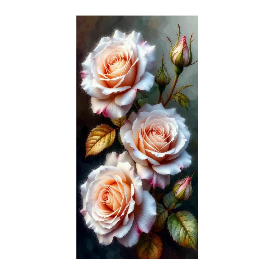 Colorful Rose Peony Large Size Diamond Painting New Collection Flowers Diy Full Square Round Drill Rhinestone Embroidery Mosaic Cross Stitch Kits