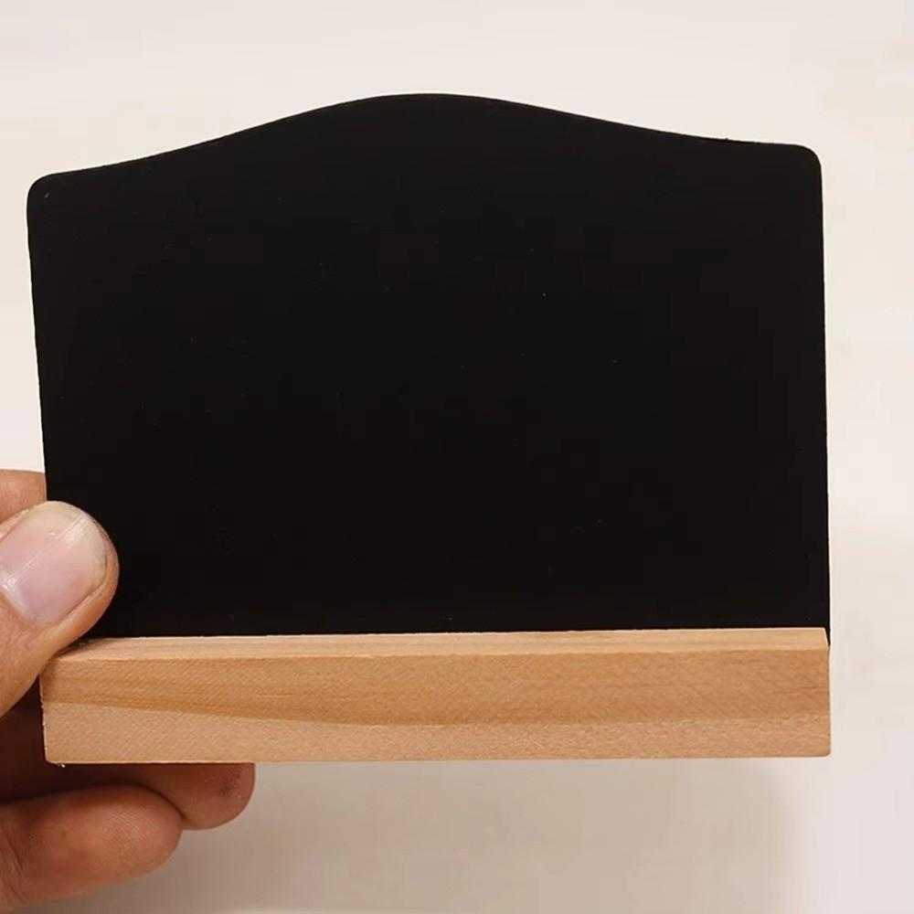 10Pcs/Set Portable Mini Double-Sided Blackboards DIY Erasable Writing Plate  Bar Decoration
