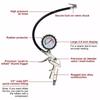 Car Tire Pressure Gauge 220 PSI High Precision Air Pressure Gun Monitor Tester Air Compressor Truck Motorcycle Tire Repair Tool