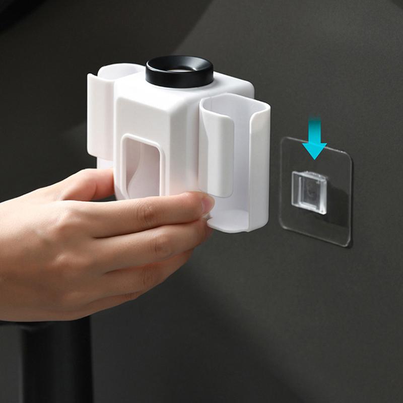 Distributeur automatique de dentifrice, presse-dentifrice mural, porte-brosse à dents, porte-dentifrice électrique sans perforation pour salle de bain