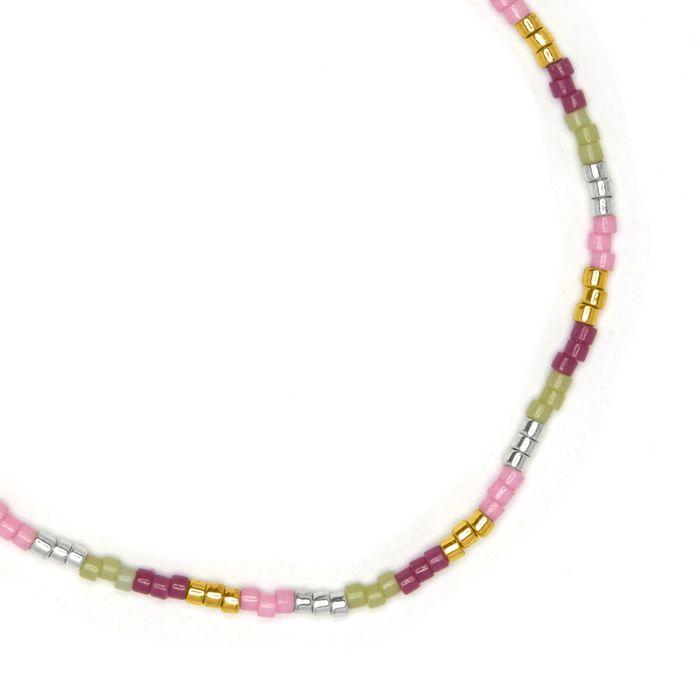Bracelet - LUXENTER - Limcus - Cristal multicolore - Finition or jaune 18 carats - Diamètre 55 mm