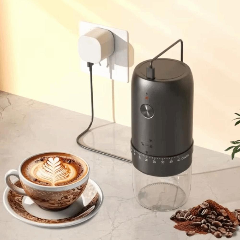 Cordless Coffee Grinder USB Rechargeable Coffee Bean Mill Electric Coffee Bean Grinder  Camping