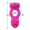 Cock Ring Crystal Butterfly Vibrator Vibrating Ring Electic Vibrating Clitoral Stimulate Ring Penis Enhance Erection Sex Ability
