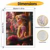 Disney oil painting Rapunzel handmade diy art painting home decor gift for her