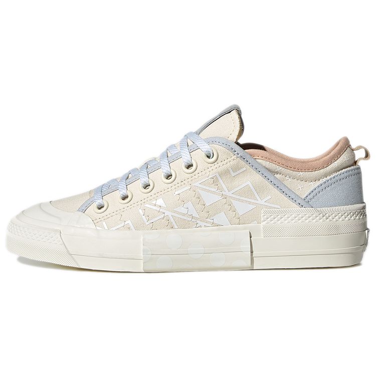 Adidas Originals Nizza Multi Foxing Fabric Wrap Durable Breathable Low-Top Skate Shoes Women sneaker Khaki GW5820