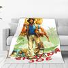 Bud Spencer Banana Joe Pătură Caldă Fete Băieți Pătură Pufoasă Aruncată Imprimată Canapea Pat Cearșaf de Pat Flanelă Husa Canapea Pat