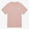 [norTh Face Official] NT7uq49e CoTTon Basic ShorT Sleeve T shirT 3 Pale Pink