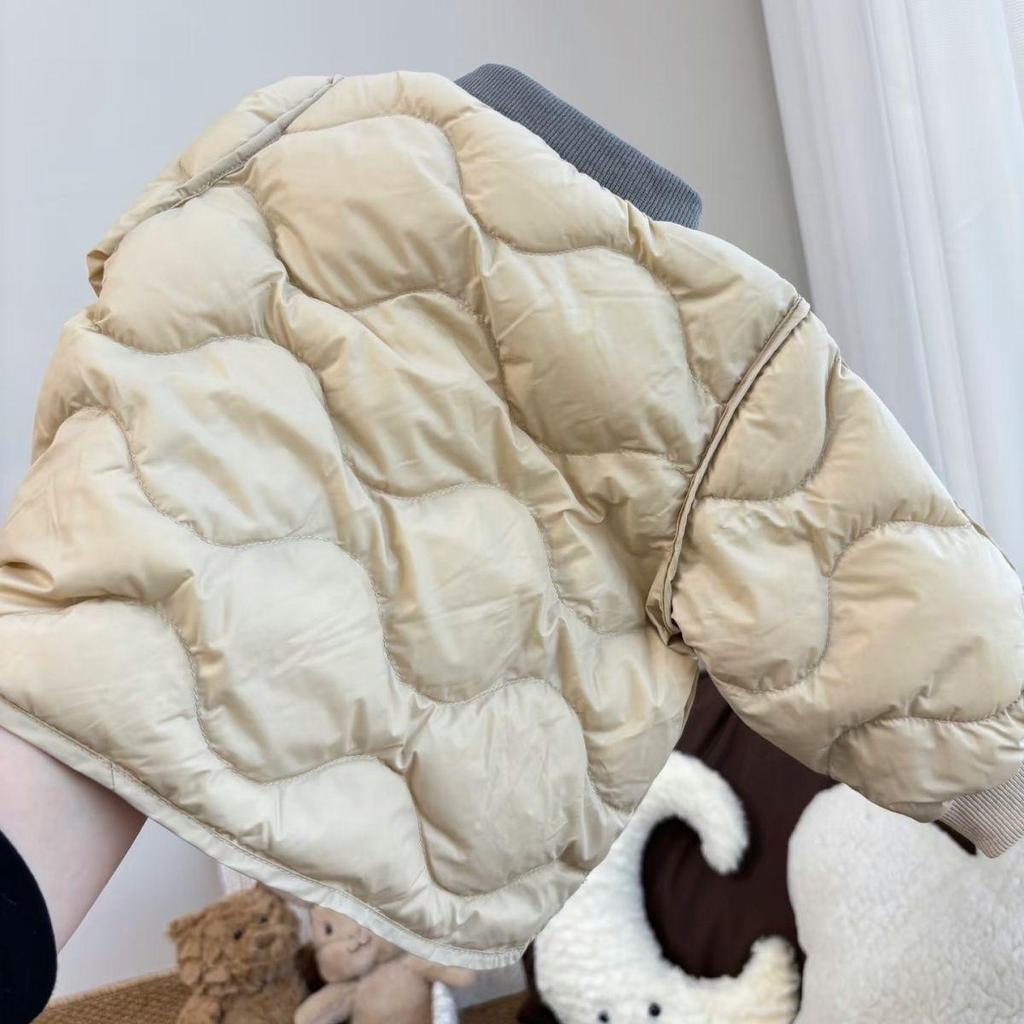 2025 Spring & Autumn Baby Cotton-Padded Jacket - Boys' & Girls' Korean Style Coat
