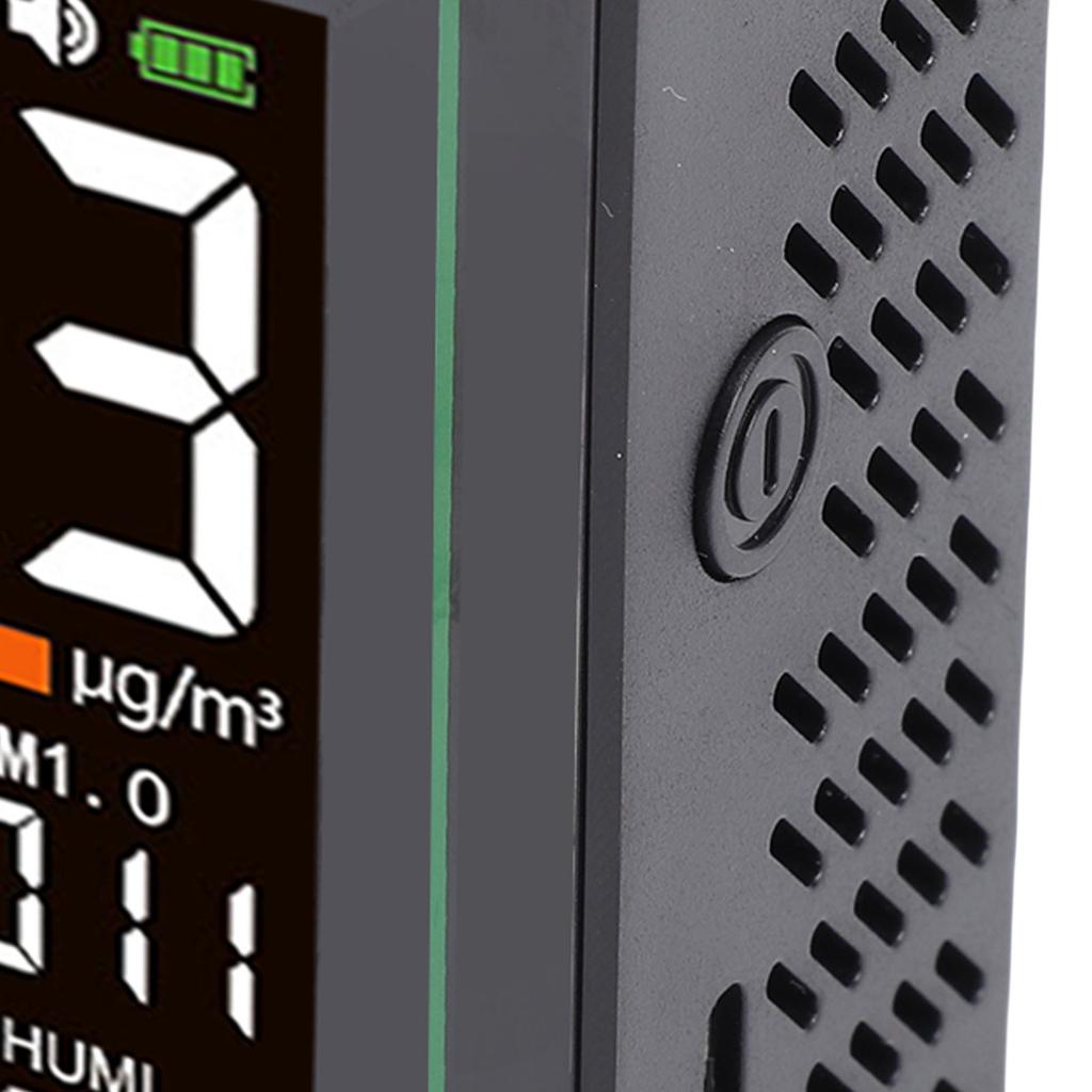 5 In 1 Air Quality Detector Real Time Monitoring PM2.5 PM10 PM1.0 Temperature Humidity Tester for Home Industrial Laboratory