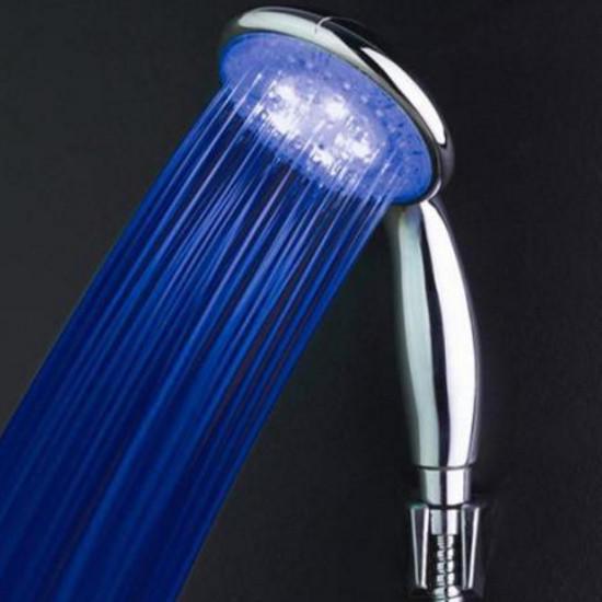 Buy Automatic Color Changing Lighted 7 Color LED Shower Head Waterfall ...