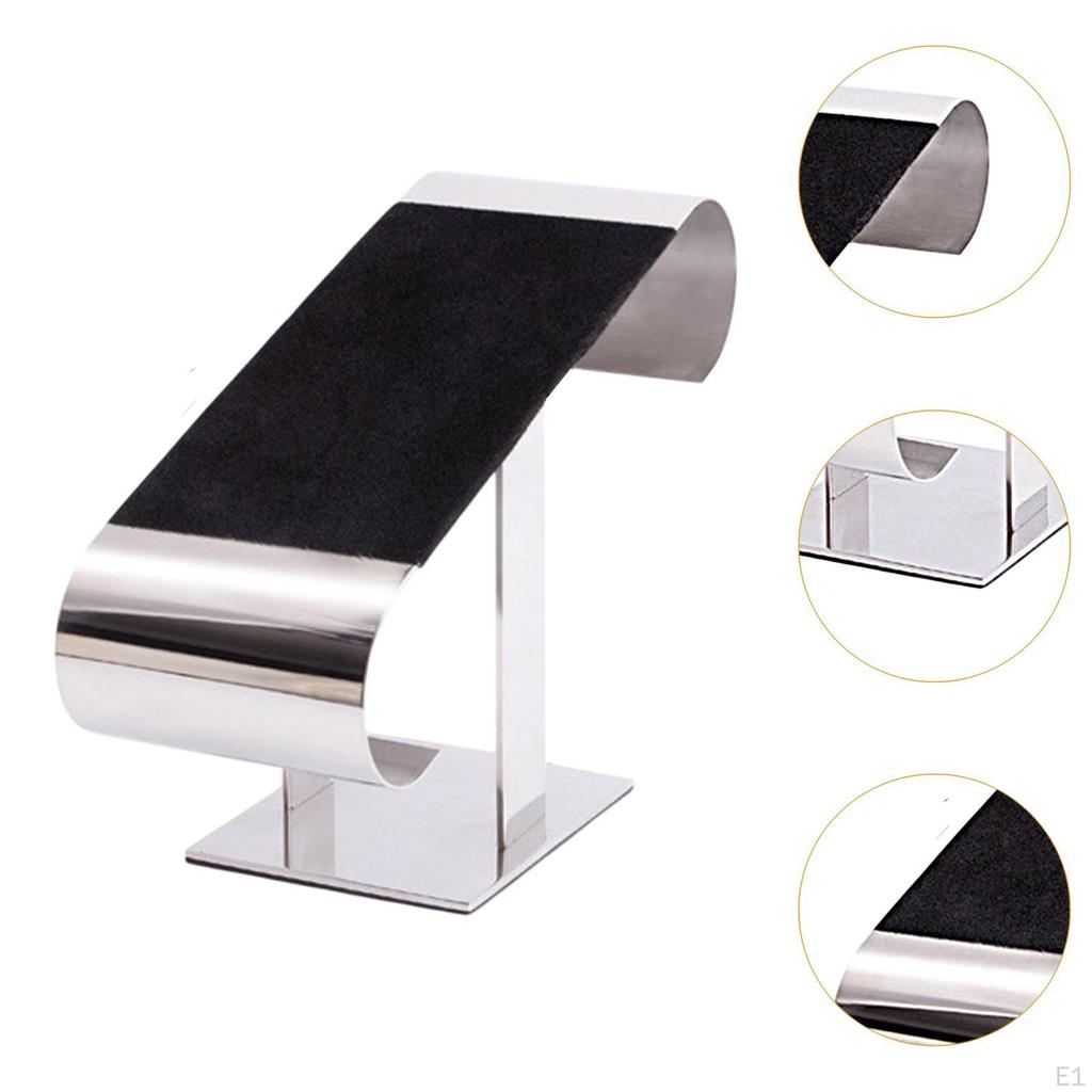 Belt Display Stand Store Prop Stainless Steel Organizer Rack for