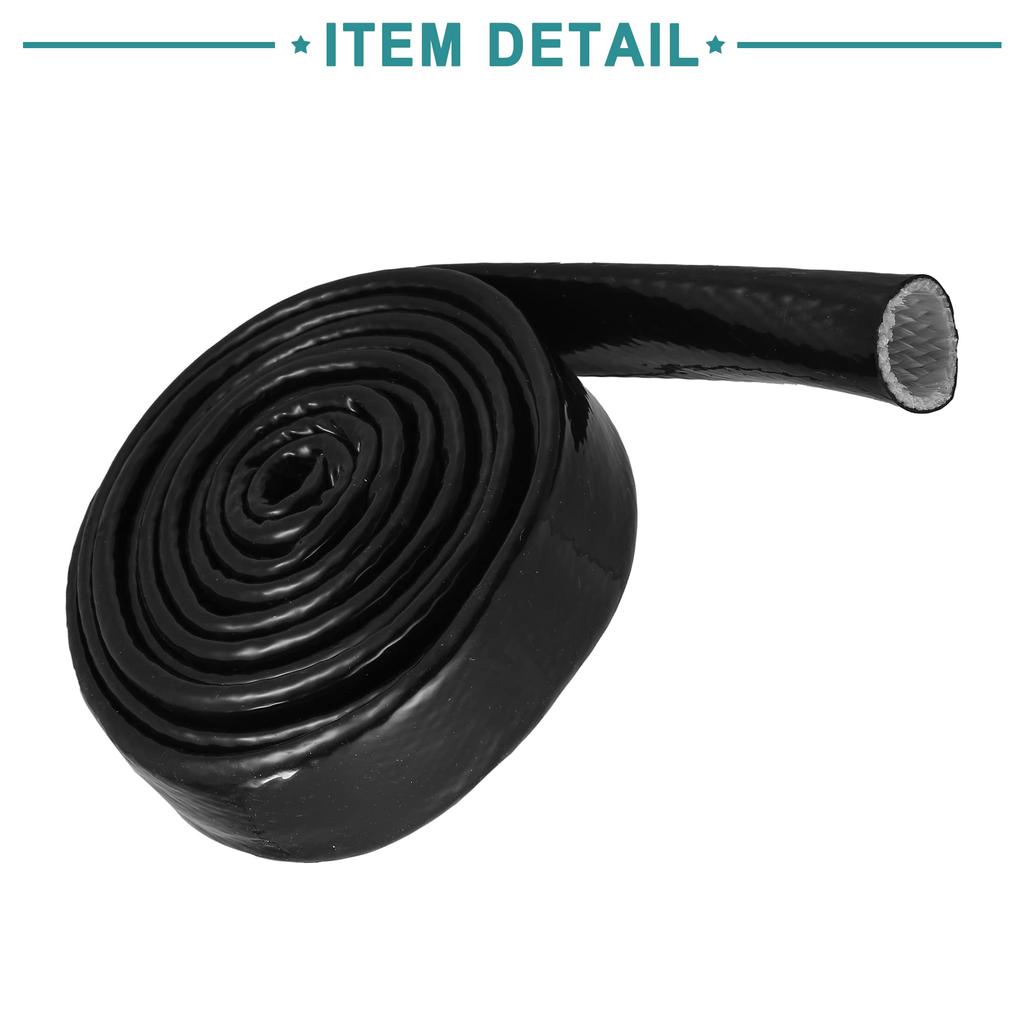 ACROPIX Thermal Insulated Fire Retardant Sleeve Pipe Silicone Glass Fiber Protection Line Wire Sleeve