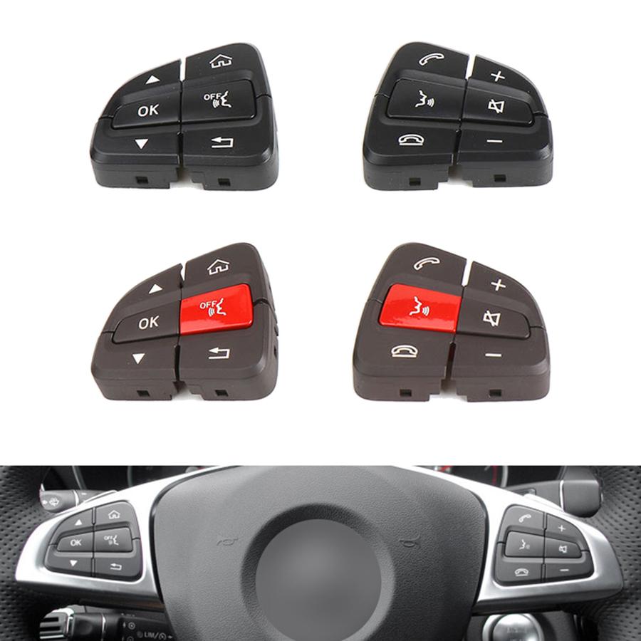 

Автомобильные многофункциональные кнопки, крышка переключателя рулевого колеса, кнопка управления для Mercedes Benz W205 W253 GLC Class