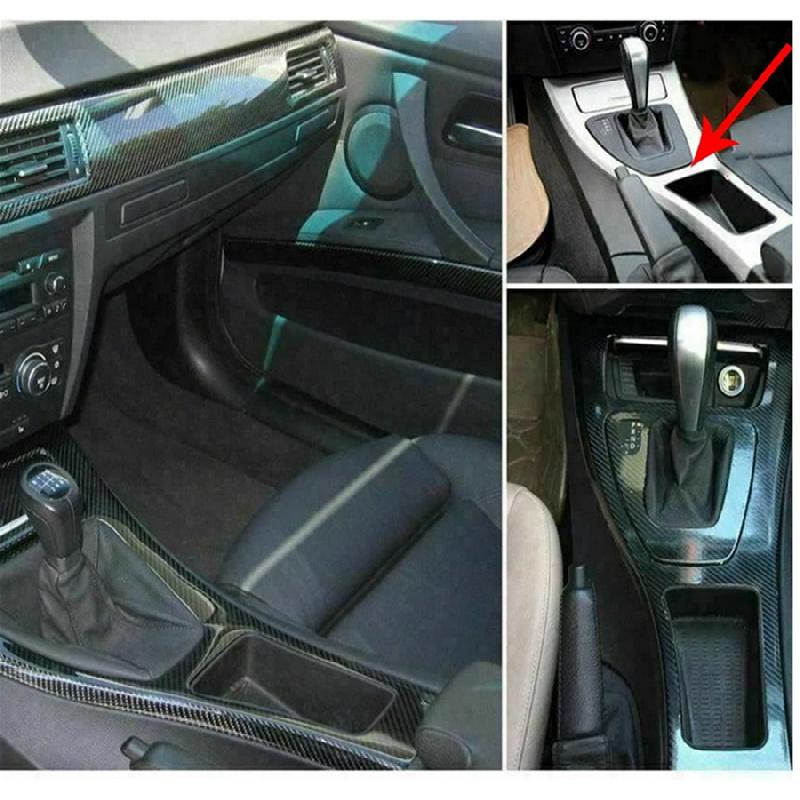 Pro Bmw E90 E92 E93 2005-2012 Lhd 5D Interiér vozu Obal s vzhledem karbonových vláken Ozdobná lišta