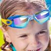 Kid Goggles For Swimming Youth Goggles Swim Glasses Waterproof Anti-Fog Clear Vision Glasses UV Protection For Children Teens