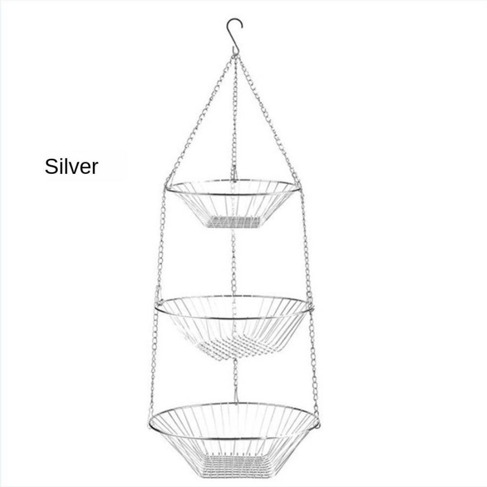 Cesto Portafrutta Sospeso Nordico Cesto Pieghevole per Verdure Nuovo Cesto Portaoggetti per Snack Forniture da Cucina