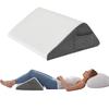 Almohada Cuña para Rodilla, Almohada para Piernas de Espuma Viscoelástica Almohada para Rodilla para Dormir de Espalda, Almohadas Cuña para Piernas Después de la Cirugía