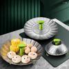 Multi-Function Meat Steaming Tray Folding Dish Steam Stainless Steel Food Steamer Basket Kitchen Tools Fruit Vegetable Cooker