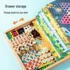 Deli YW107 Wooden 28-in-1 Multifunctional Board Game Set
