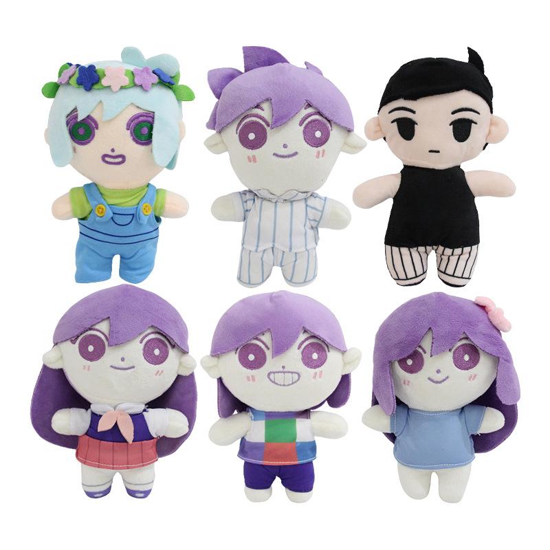Omori Plush Doll Toy Sunny Basil Aubrey Mari Hero Stuffed Pillow Game Character Plushie Figure Gifts