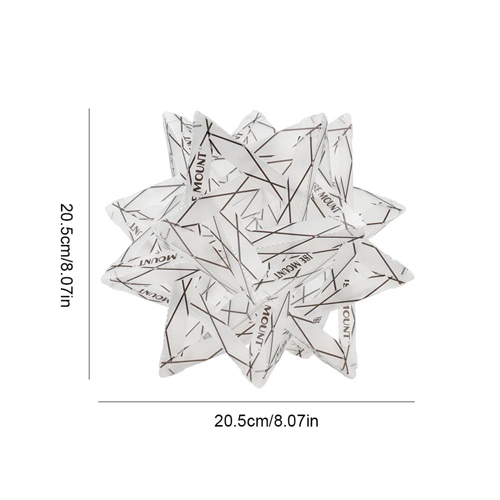 Outdoor Camping Light DIY Lampshade Waterproof Star Shape Lampshade Covers for Lights Pinecone Hollow Out Lamp Shade Star Decor