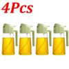 1-4Pcs 2in1 500ml Plastic Spray Oil Sprayer Cooking Oil Sprayer BBQ Picnic Kitchen Tools BBQ Cooking Oil Dispenser 4