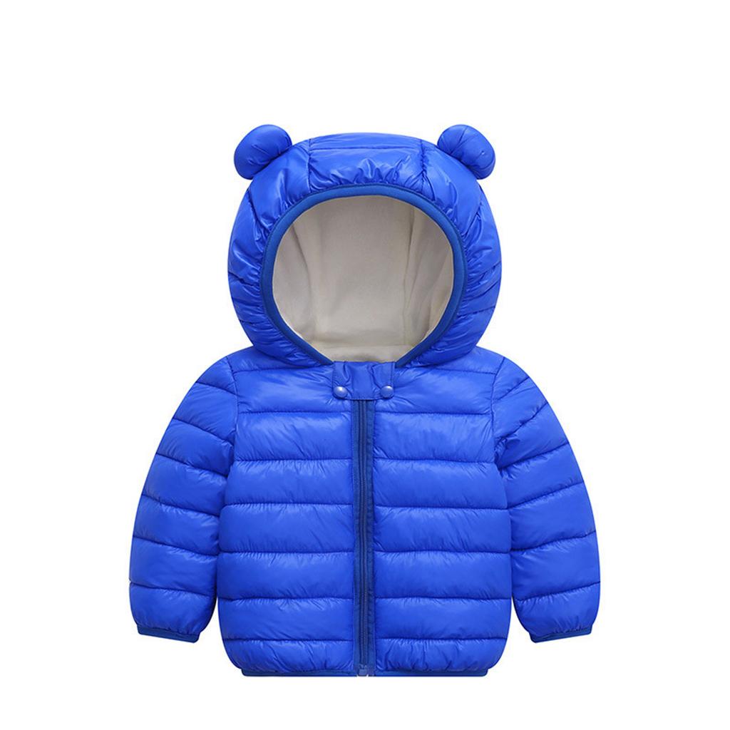 Toddler Baby Girls Winter Windproof Coat Hooded Warm Outwear Jacket Hoddie