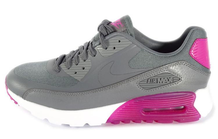 

Nike Air Max 90 Low top Casual Running Shoes Men s Gray Pink 724981-002 38