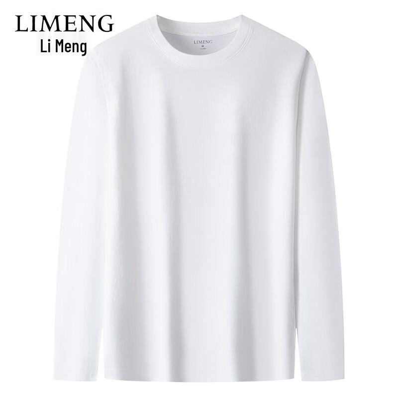 LIMENG Unisex Solid Cotton Round Neck T-Shirt