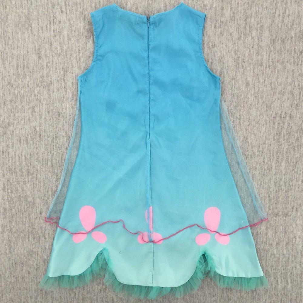 Enchanting Kids Girls Trolls Poppy Princess Dress Ideal For Cosplay And Parties
