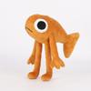 25cm Jogo Le Poisson Steve Pelúcia Recheada Anime Periférico Animal Peixe Algodão Macio Boneca Macia Colecionável Adequado para Aniversário de Crianças Presente de Natal