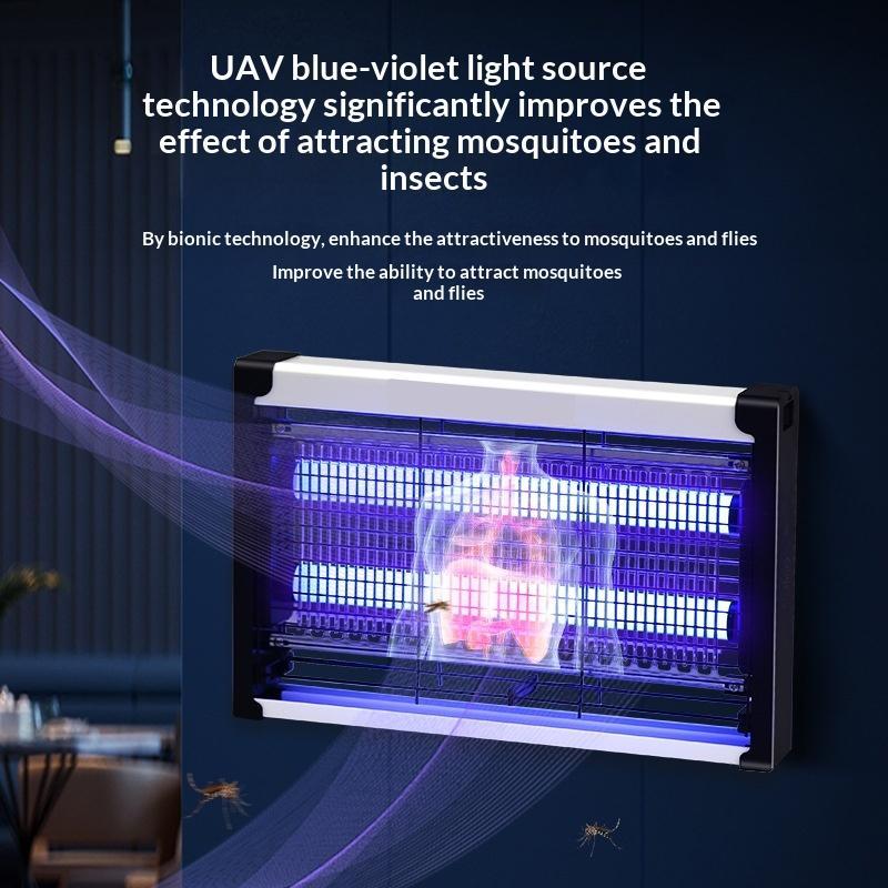 Mosquito Killer Lamp Energy Saving UV Insect Fly Trap BPA Free for Home Restaurant Hotel Indoor Pest Control