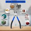 5 inch 6.5 inch Flush Cutter,Cutter for Crafting Electrical Jewelry Making, Precision Wire Cutter, Small Wire Cutter, Ultra Sharp Wire Clippers