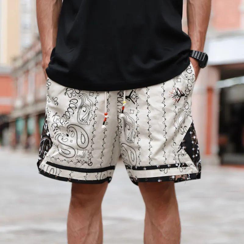 Jordan X Travis Scott Drawstring Athletic Fit Shorts V1 Men Bottoms Light-Red Wood-Brown DO4100-104