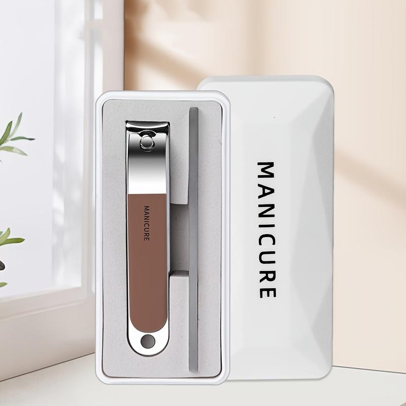 Xiaomi 2pcs Set Stainless Steel Sharp Edge Nail Clippers with Nail File Set for Manicure And Pedicure Convenient Portable Travel Outfit