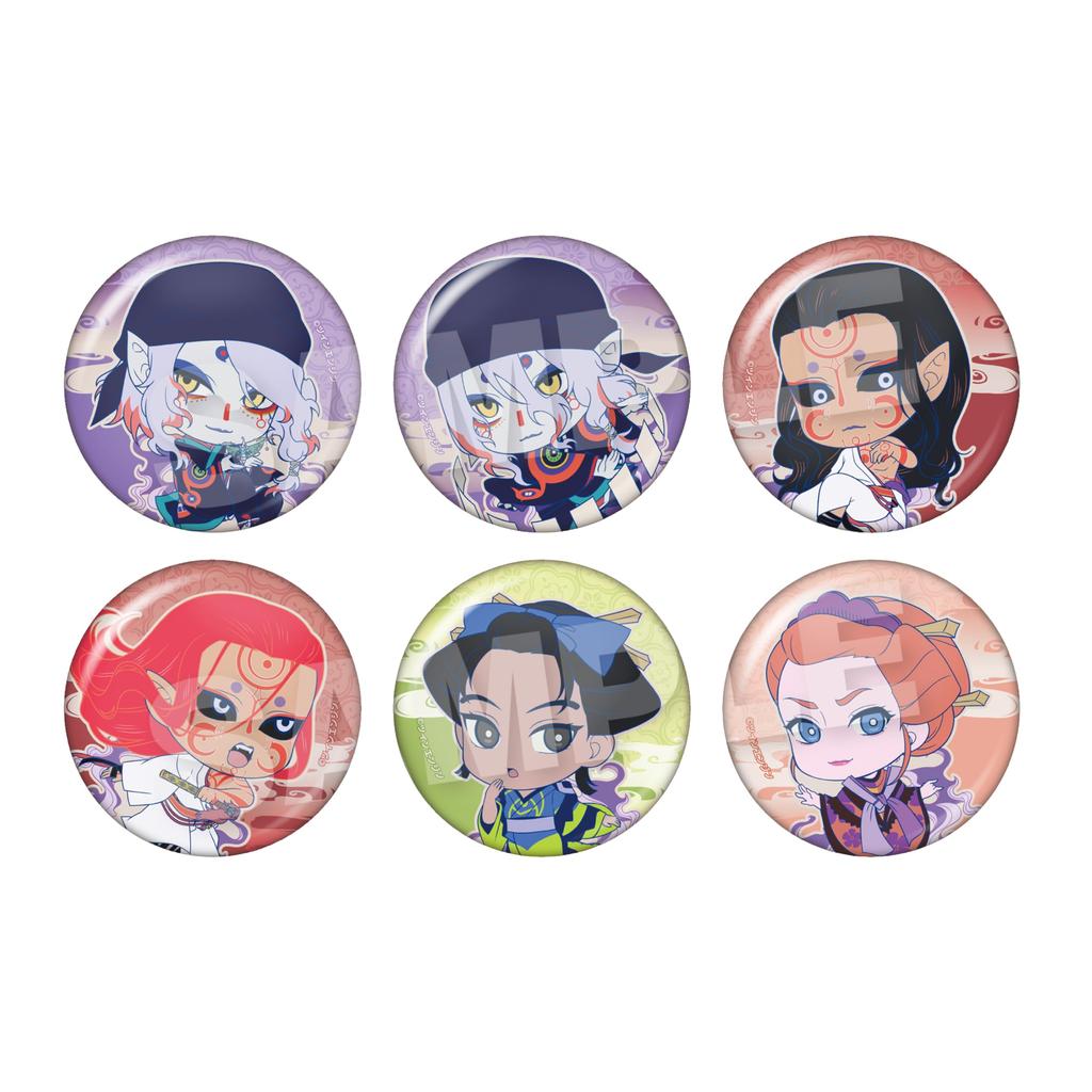 Mononoke the Movie Chapter 2 Fire Rat Trading Mini Character Can Badge Box of 6