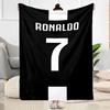 Ronaldo's Legendary Number 7 Blanket Comfortable Suitable for Bedding Chair Couch for All Occasions Stylish Decor Gift for Travel Home Birthdays