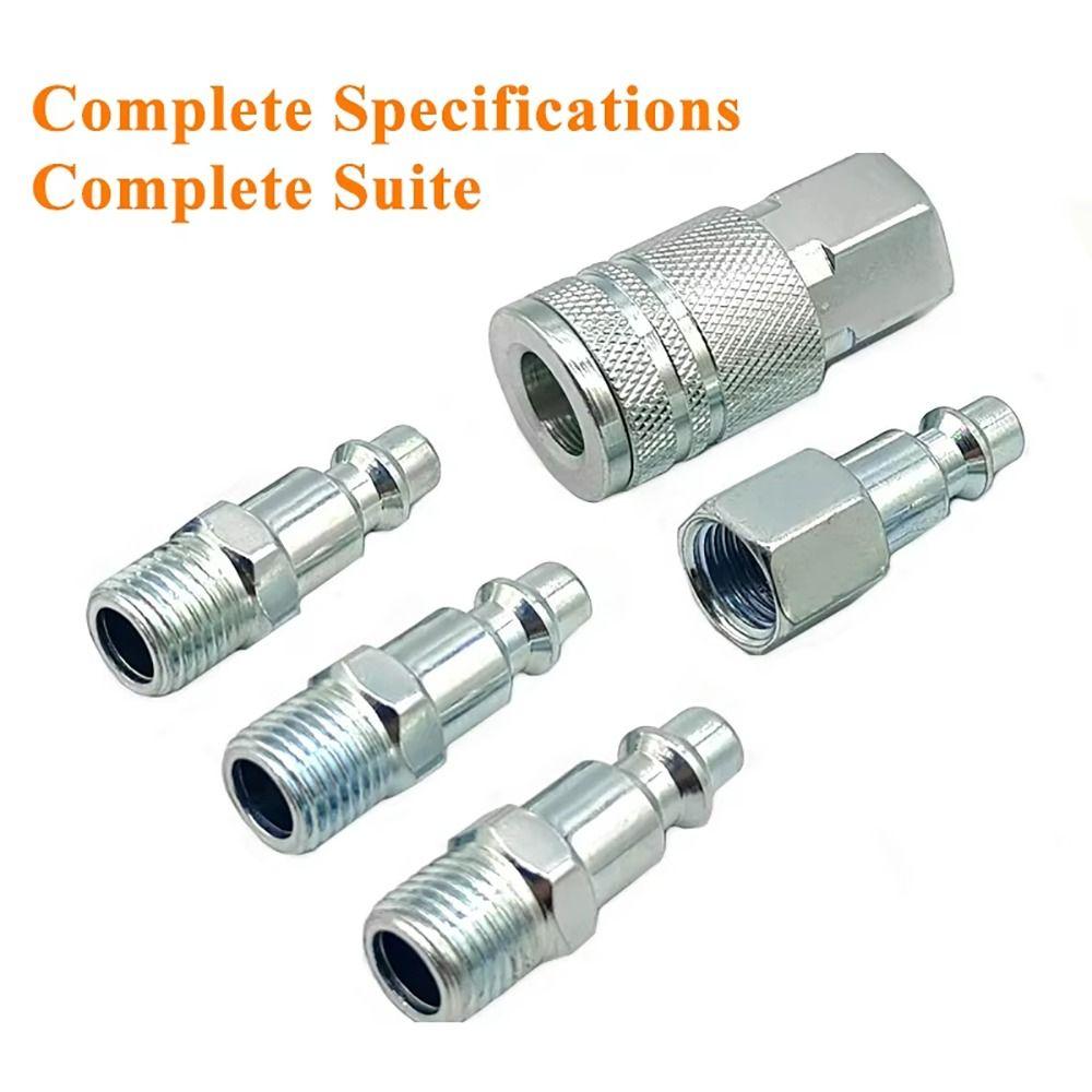 1Pcs NPT 1/4 Quick Release Connector US Type Metal Hose Connector PM SM PF SF Pneumatic Fitting Connector