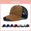 Baseball Cap Men Summer Breathable Mesh Sun Hat With Extended Brim For Casual Outdoor Use
