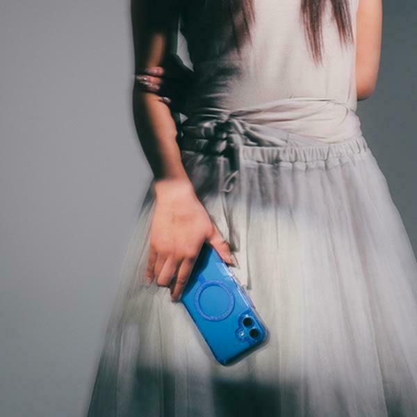 Skinarma Etui Saido Iphone 16 6.1       Magnetic Charging Niebieski/Blue