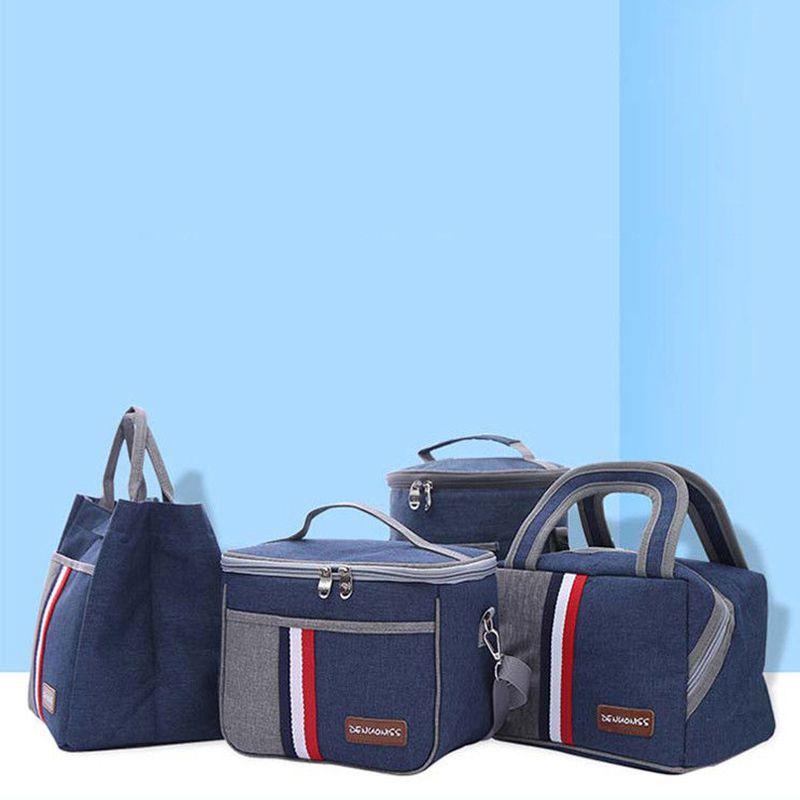 Insulated Waterproof Thermal Shoulder Picnic Cooler Lunch Bag Storage Tote Box For Outdoor Activities