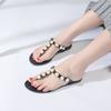 Pearl Flat Women Beach Flipflops Slippers Summer Antiskid Cozy Sandals Shoes