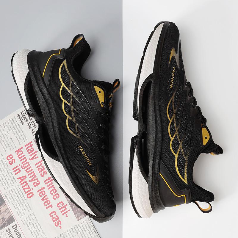 

Мода 2024 года, новые осенние мужские повседневные кроссовки для женщин, роскошные модные кроссовки на шнуровке, нескользящие, дышащие, для спорта на открытом воздухе, повседневная обувь 36 чёрный