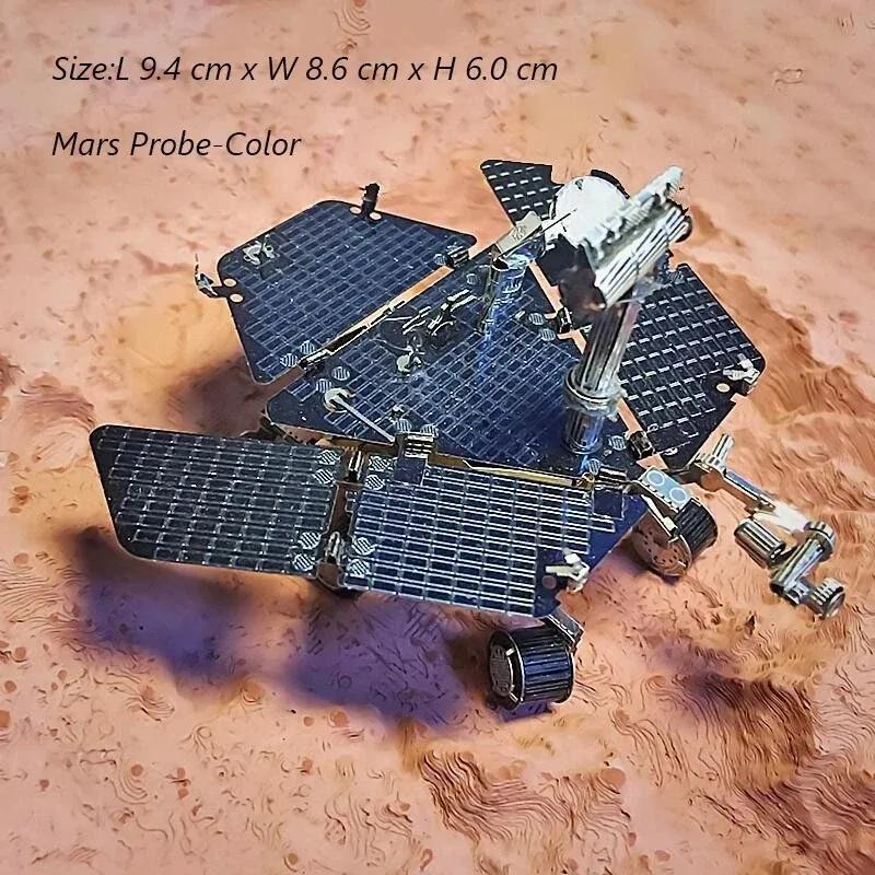 3D Metal Puzzle Ufo Diy Handmade Space Exploration Spacecraft Assembly Model Jigsaw Puzzle Toys For Adult Kids