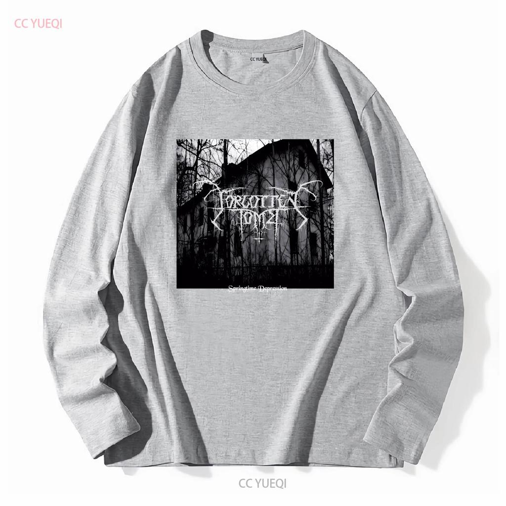 Forgotten Tomb Springtime Depression Black T Shirt Fullsize S 5XL long or short sleeves vintage Washed Breathable Soft