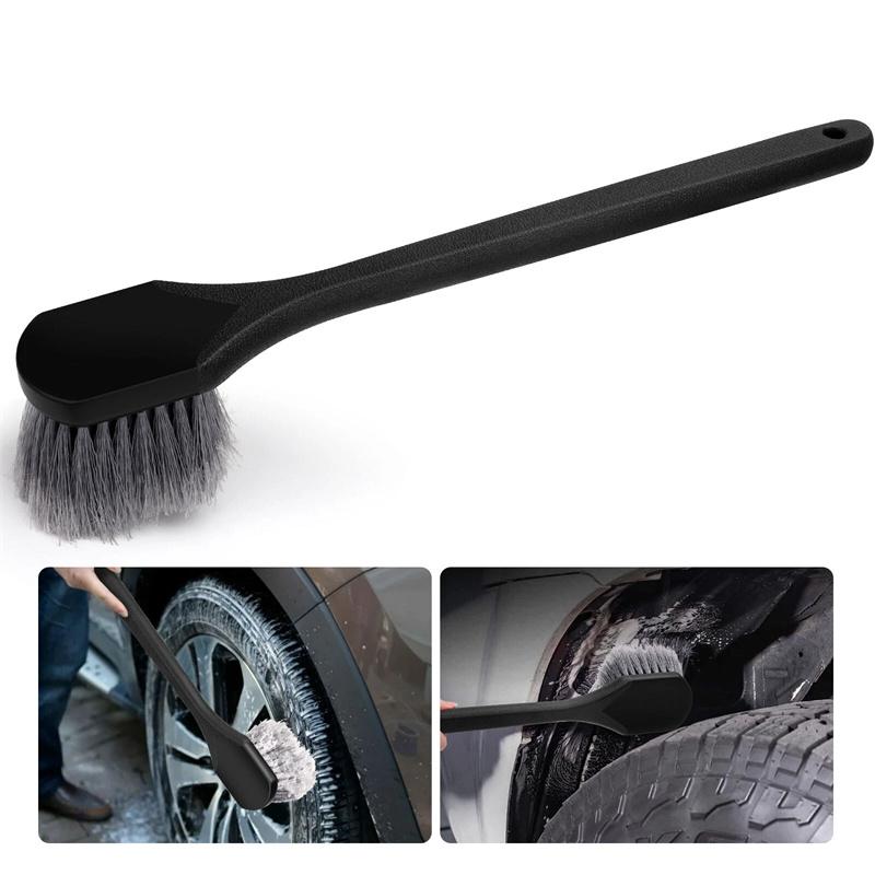 19.69" Car Tire Wheel Rim Cleaning Brush Detailing Brushes Washing Brush Tool Universal Wheel Tire Car Cleaning Accessories