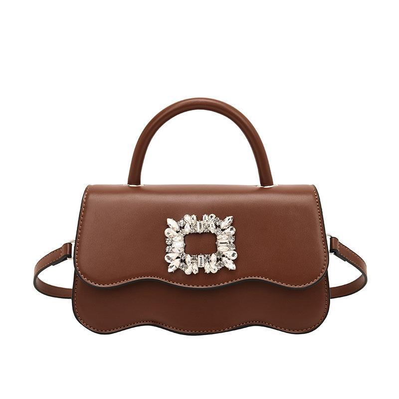 IELGY women's versatile candy-colored hand-held one-shoulder diagonal straddle fashion bag